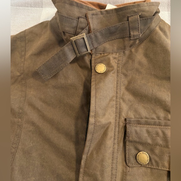 PEREGRINE Bexley Brown Waxed Cotton Jacket NWT XXL (fits Like L/XL) Made In UK - Picture 6 of 16